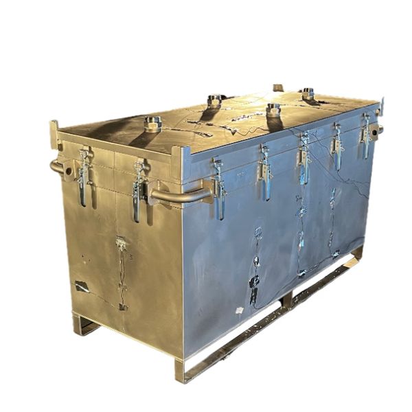 Pojemnik do testowania baterii i akumulatorów Topserw, 950 l, stal nierdzewna