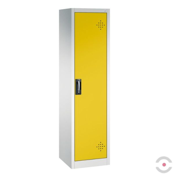 Szafa zabezpieczająca (trujące) Topserw SLIM S, 1-drzwiowa, CLA żółte, 3 półki z wkładem PE, CP