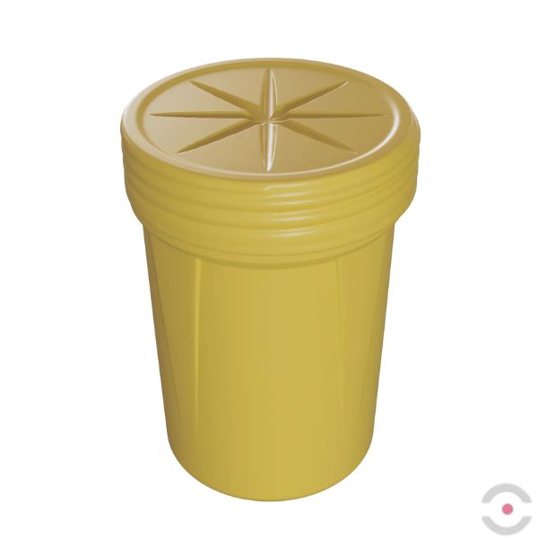 Pojemnik zabezpieczający LabPack, polietylenowy, 113 l, żółty