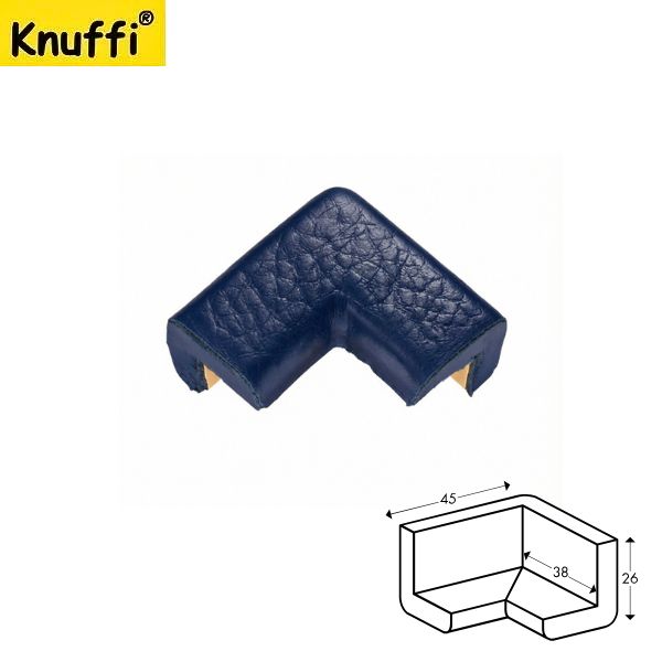 Narożnik ochronny blatu Knuffi, typ E2D, 2 wymiarowy, niebieski