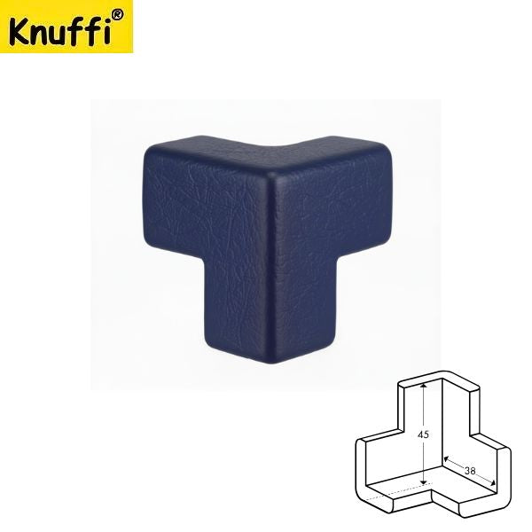 Narożnik ochronny blatu Knuffi, typ E3D, 3 wymiarowy, niebieski