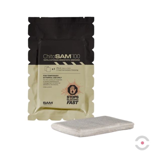 ChitoSam ze środkiem hemostatycznym w formie opatrunku 7.6*122 cm