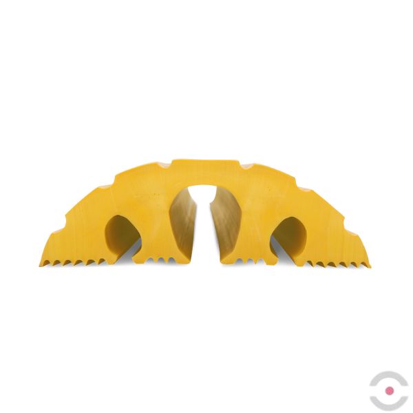 Osłona kabli i przewodów, zamknięta D*S*W 1500*210*65 mm, żółty