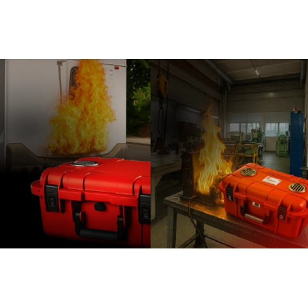 Walizka przeciwpożarowa Topserw, 40 l, polipropylen, wypełniacz PyroBubbles