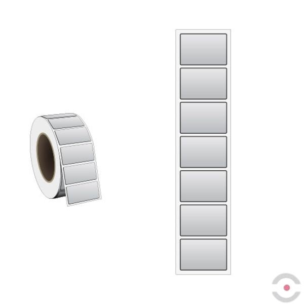 Etykiety o zwiększonej grubości RPL (taśma/sztuka)  S*D 27*18 mm, 500 szt., szary