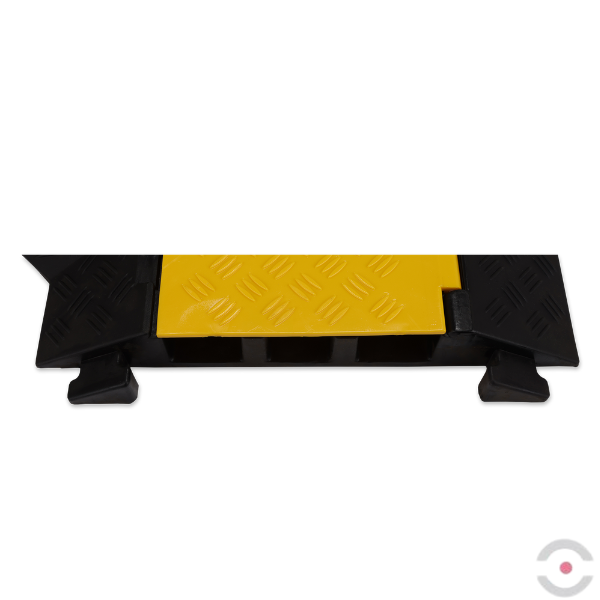 Osłona kabla z otwieraną pokrywą, 45° lewa, 3 przejścia