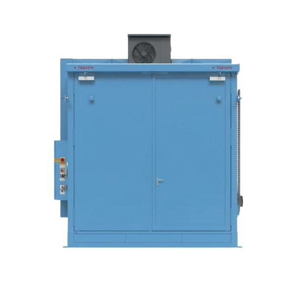 Magazyn ognioodporny Topserw, REI120, 2 poziomy/1 segment, 4*1000 l KTC/IBC, 1*1000 l, 1*drzwi dwuskrzydłowe