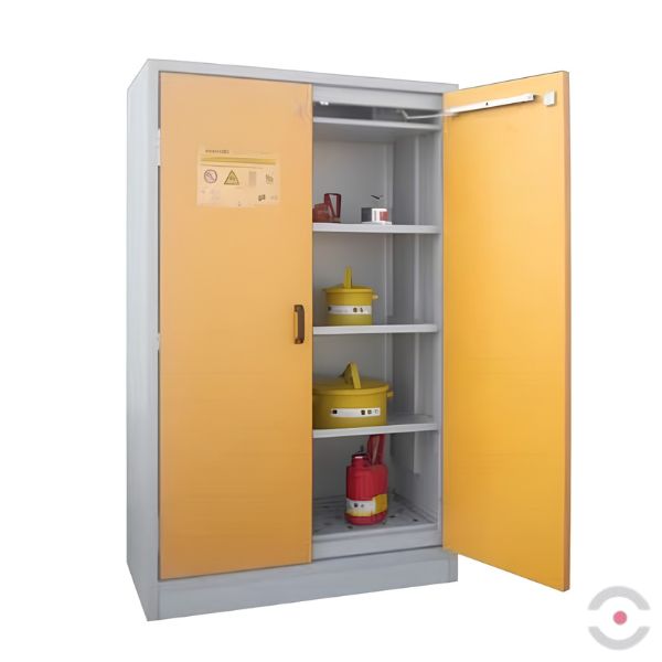 Szafa ognioodporna Topserw SAFE-30 XL, 3 półki, blacha stalowa, drzwi żółte, SiS, 30 min