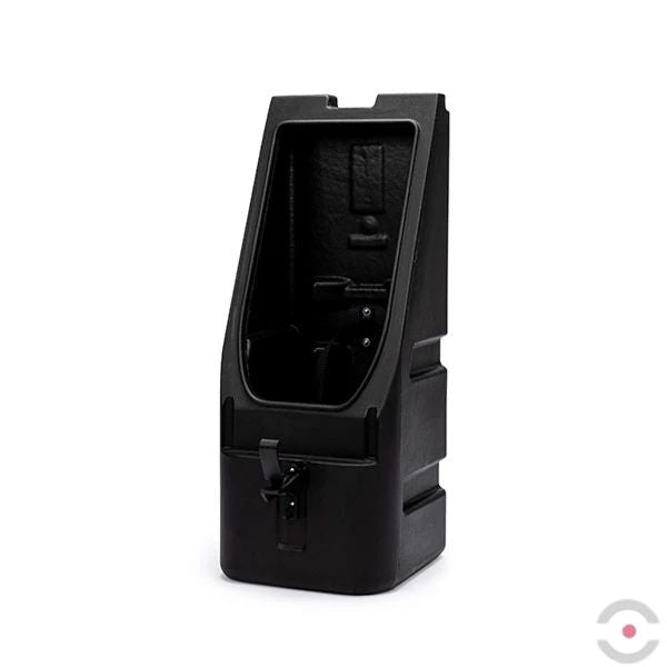 Szafka wisząca Jonesco na gaśnicę 6 kg, budynek/pojazd, Seria JBT, czerwony/czarny