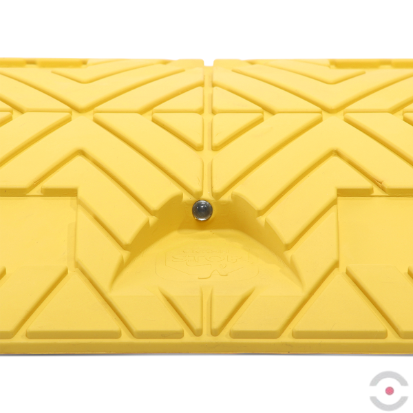 Próg zwalniający 50 mm, element środkowy, żółty