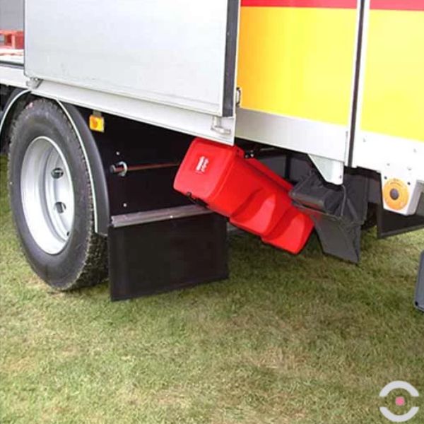 Pojemnik na gaśnicę 6 kg, Jonesco, Śr.zewn 170 mm, pojazd, Seria 64, czarny