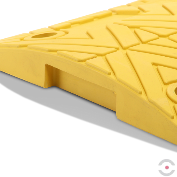 Próg zwalniający 75 mm, element środkowy, żółty