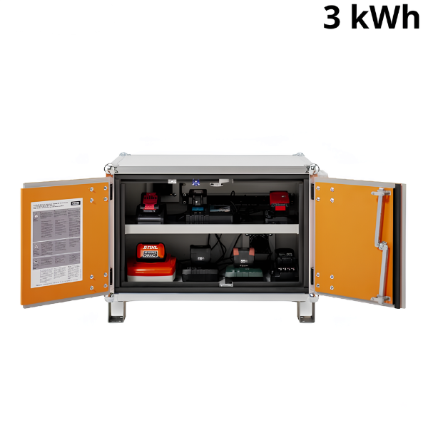Szafa zabezpieczająca Topserw BATT S, ładowanie akumulatorów, 230V, 1 półka, 9 gniazd, nóżki, Premium 8/5, (VDMA 24994)