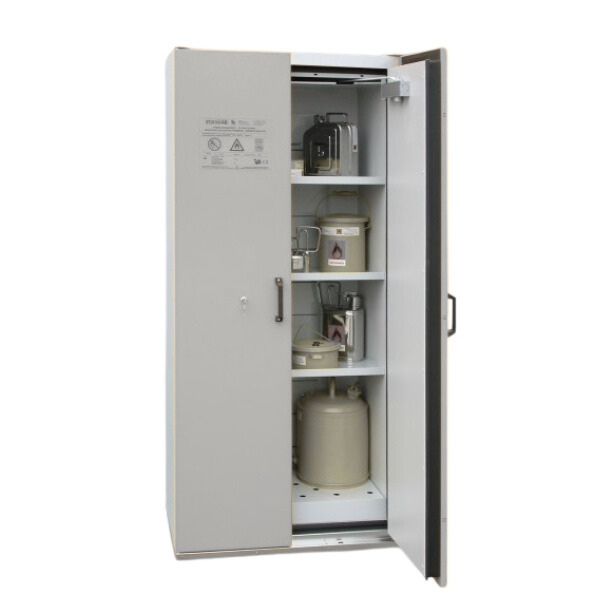 Szafa ognioodporna Topserw SAFE-90 L, 3 półki, blacha stalowa, drzwi szare, SiS, 90 min