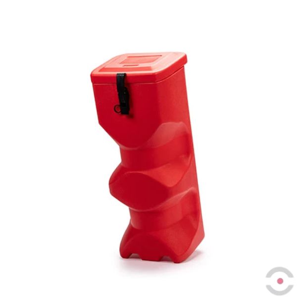 Pojemnik na gaśnicę 6 kg, Jonesco, Śr.zewn 170 mm, pojazd, Seria 64, czerwony