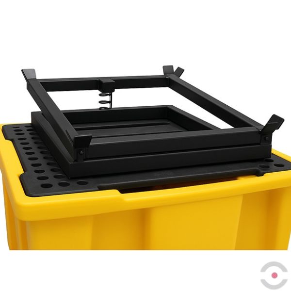 Pochylnia stalowa Topserw do opróżniania IBC 1*1000 l, czarny, EASY