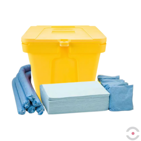 Zestaw stanowiskowy Topserw, STORAGE Eco 110, sorbenty tylko do oleju, 81 l
