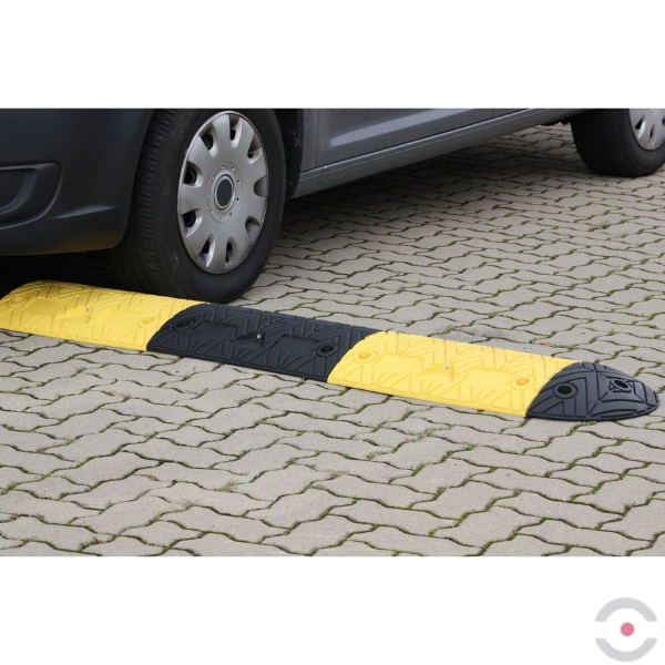 Próg zwalniający 50 mm, element środkowy, żółty