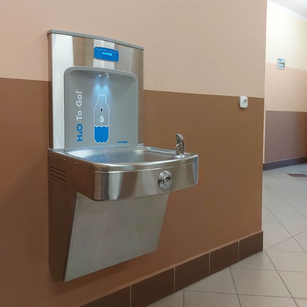 Stacja wody pitnej Zdrojownia A171-BF12-BCD, źródełko/dystrybutor, sensor, licznik