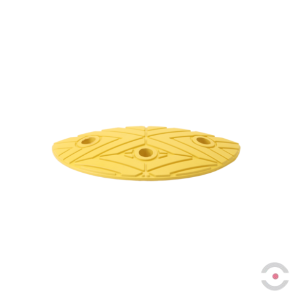 Próg zwalniający 75 mm, element początkowy, żółty