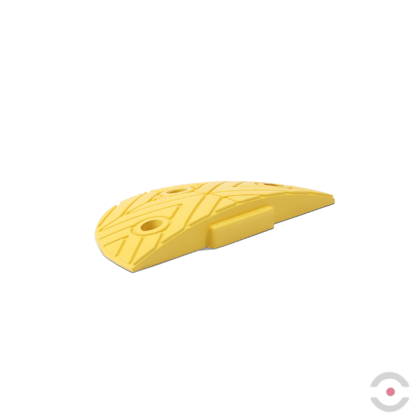 Próg zwalniający 75 mm, element początkowy, żółty