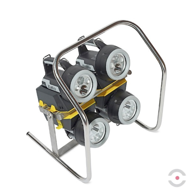 Zestaw świetlny EX ATEX, 4*latarka XT75, stojak, 2*ładowarka