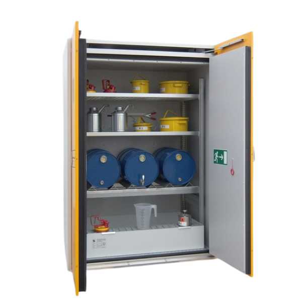 Szafa ognioodporna Topserw DRUM-90 XXL, beczka 3*60 l poziom, wanna wychwytowa EW, FAS, 90 min