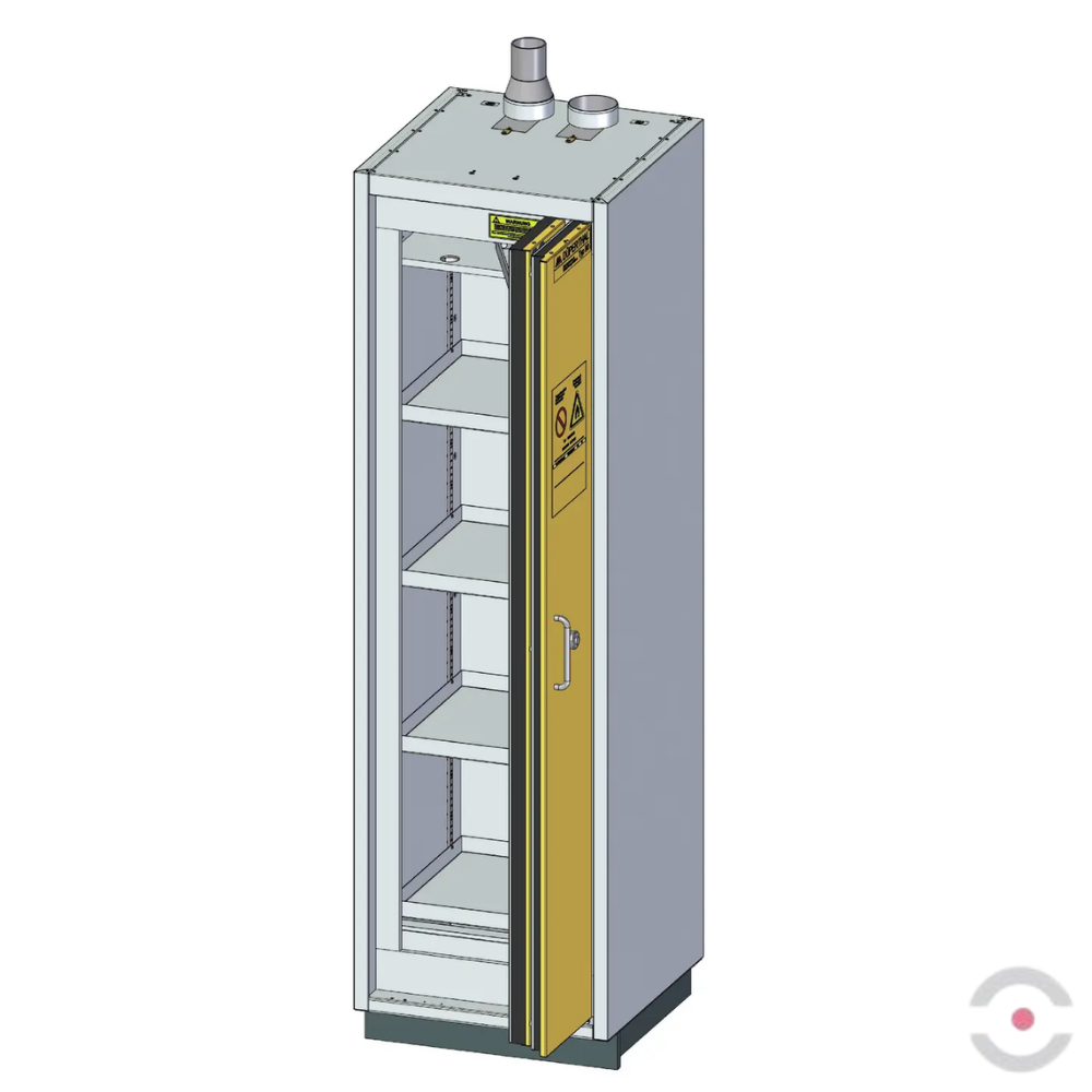 Szafa ognioodporna Topserw SAFE-90 M, 4 półki, drzwi FSC żółte, PREMIUM, 90 min