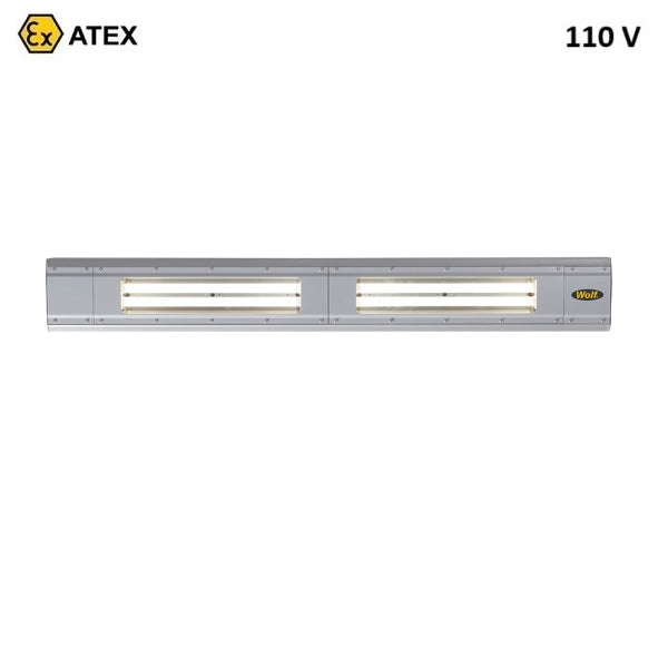 Lampa sufitowa/naścienna Ex ATEX Topserw WOLF LMX4S-L-60, zasilanie 110 V, DLO, Zone ‘1’, ‘21’