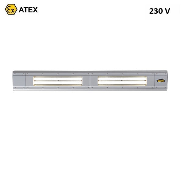 Lampa sufitowa/naścienna Ex ATEX Topserw WOLF LMX4S-L-60, zasilanie 230 V, DLO, Zone ‘1’, ‘21’