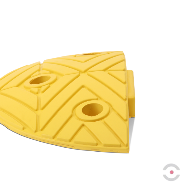 Próg zwalniający 75 mm, element początkowy, żółty