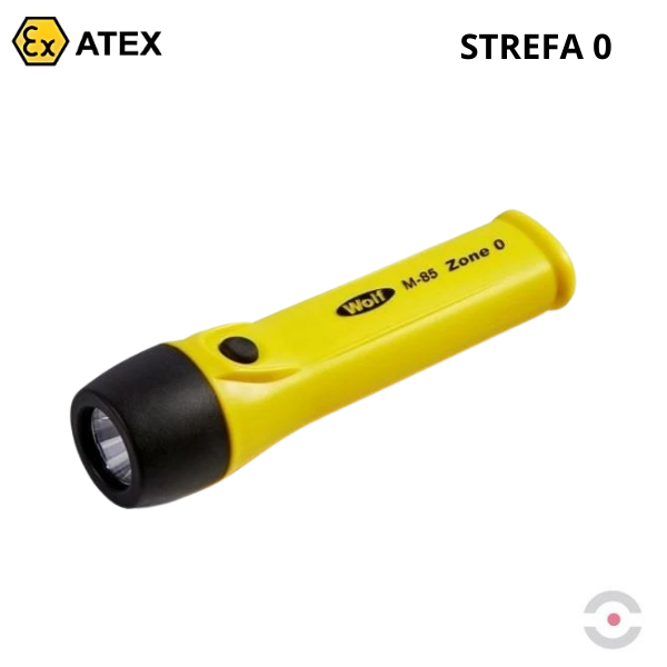 Latarka Ex ATEX Topserw WOLF,  bateryjna, Midi, 1*LED,  Zone `0`