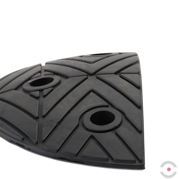 Próg zwalniający 50 mm, element końcowy, czarny