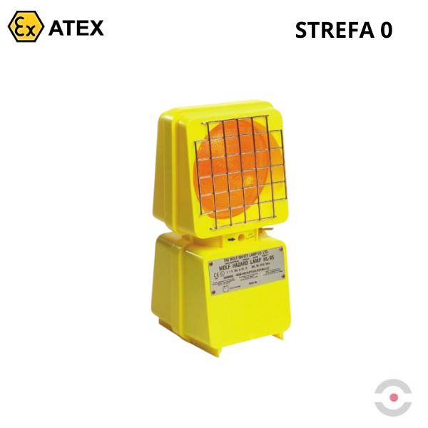 Lampa ostrzegawcza Ex ATEX Topserw WOLF HL-95 bateryjna, Zone ‘0’