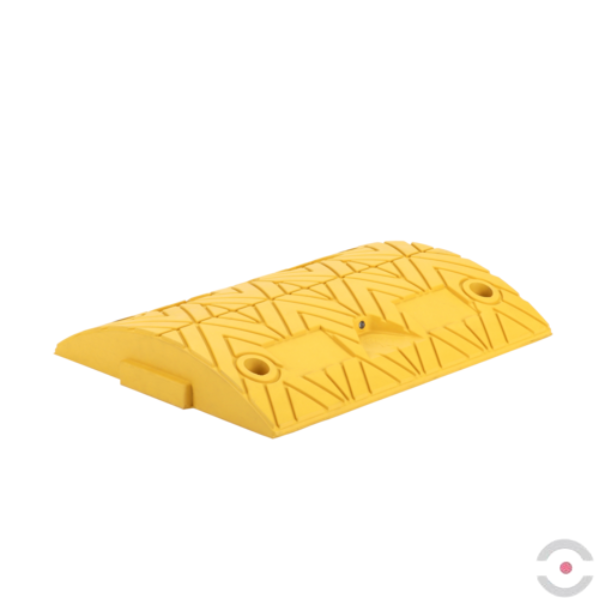 Próg zwalniający 75 mm, element środkowy, żółty