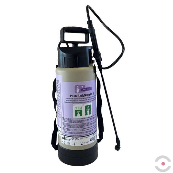 Prysznic mobilny Plum BodyNeutrAll do dekontaminacji, 5 l