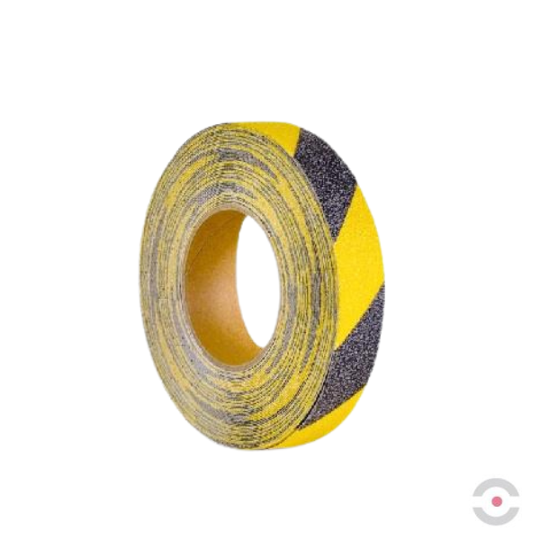 Taśma antypoślizgowa Easy Clean R10, rolka, żółty/czarny , S*D 25 mm*18,3 m