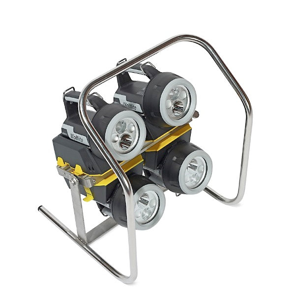 Zestaw świetlny EX ATEX, 4*latarka XT75, stojak, 2*ładowarka