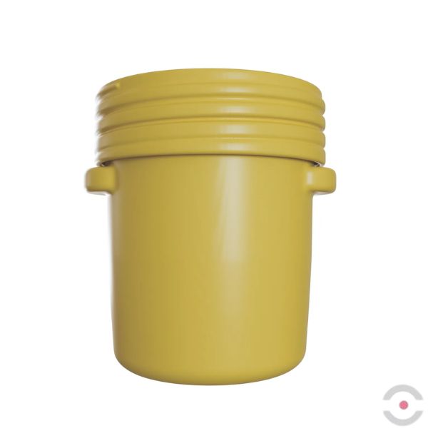 Pojemnik zabezpieczający LabPack, polietylenowy, 76 l, żółty