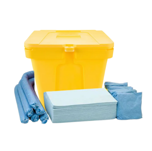 Zestaw stanowiskowy Topserw, STORAGE Eco 110, sorbenty tylko do oleju, 81 l