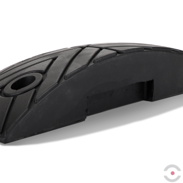 Próg zwalniający 50 mm, element końcowy, czarny