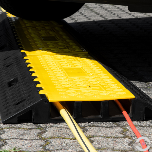 Modułowy próg kablowy z otwieraną pokrywą, 3 kanały kablowe (60x70 mm, 2*70x70 mm)