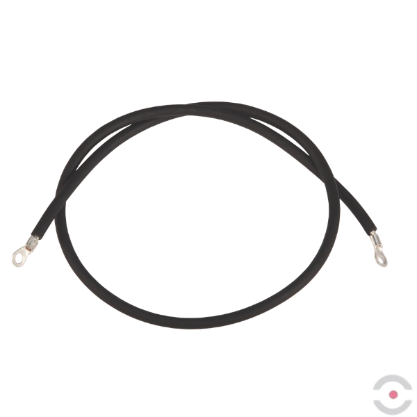 Przewód antyelektrostatyczny, izolowany, długość 1000 mm, 2*złączka 6 mm