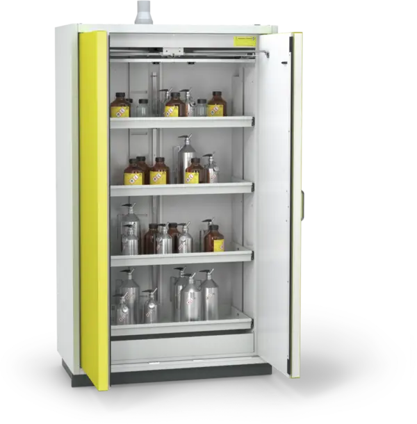 Szafa ognioodporna Topserw PRIME-90 XL, 4 półki wysuwane, drzwi CLA/O żółte, CLASSIC, 90 min
