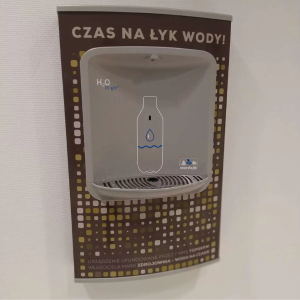 Dystrybutor wody pitnej Zdrojownia BF 16-BAT naścienny, sensor, zasilanie 6*AA