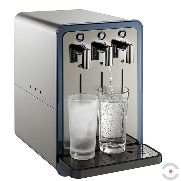 Dystrybutor wody pitnej Zdrojownia ECOCHIC IT 80 FIZZ, stołowy, woda gazowana, chłodzona
