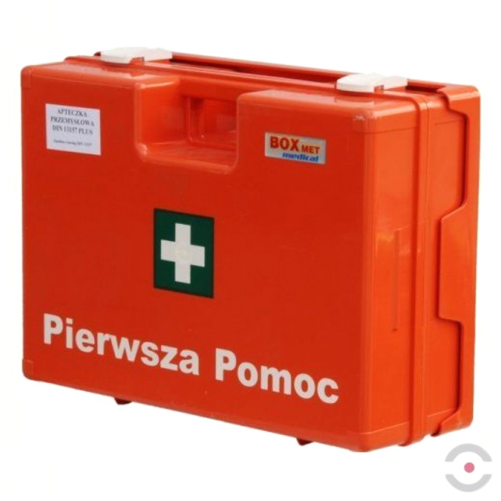 Apteczka przemysłowa Topserw, DIN 13157, 20 osób, walizka, kolor pomarańczowy