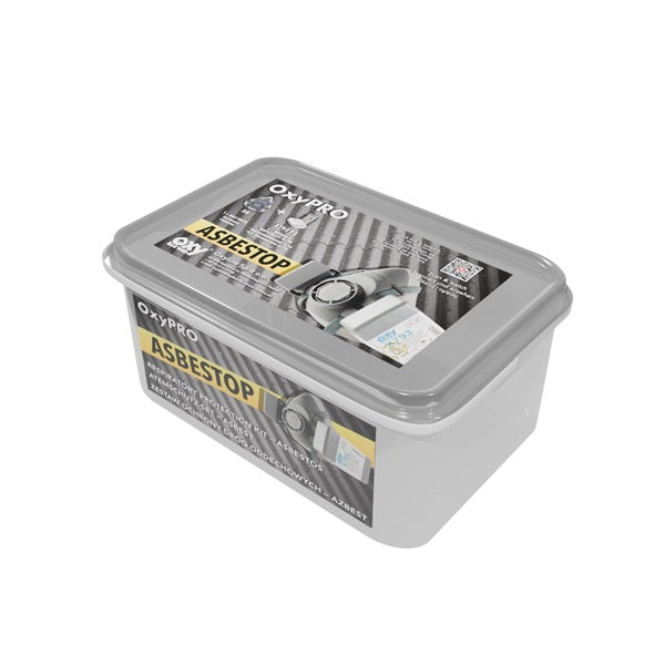 Zestaw ochronny OxyPro Asbestop (półmaska M+filtry), wiaderko