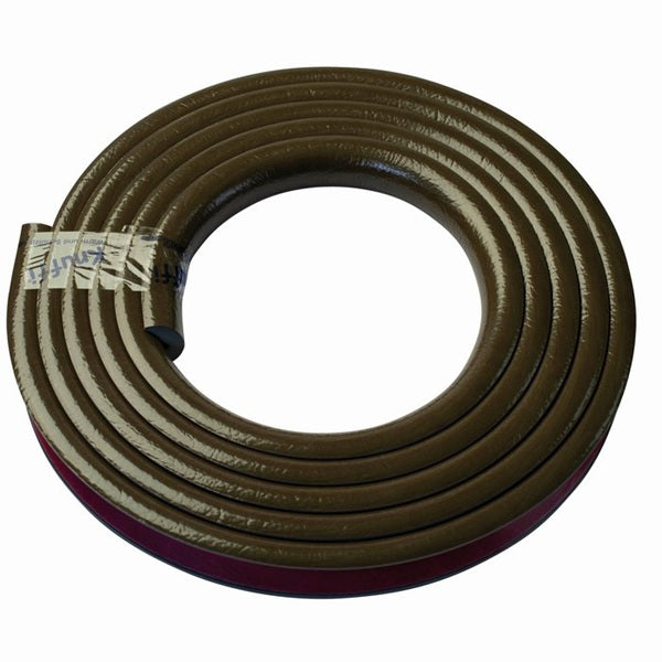 Elastyczny profil ostrzegawczo-ochronny Knuffi, typ A, drewno khaki, 1000 mm