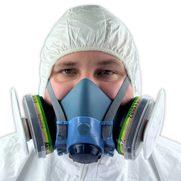 Zestaw ochronny OxyPro Agro Standard+ (półmaska S+pochłaniacz+filtry+nakładki), wiaderko